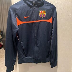 Nike Barcelona Football Club Training Track Jacket Size Medium